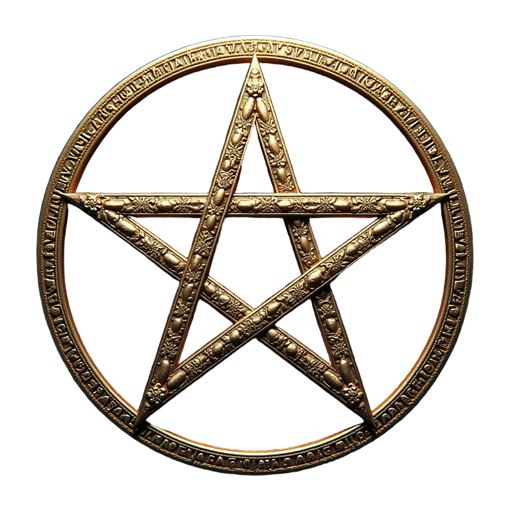 Golden Pentacle Emblem